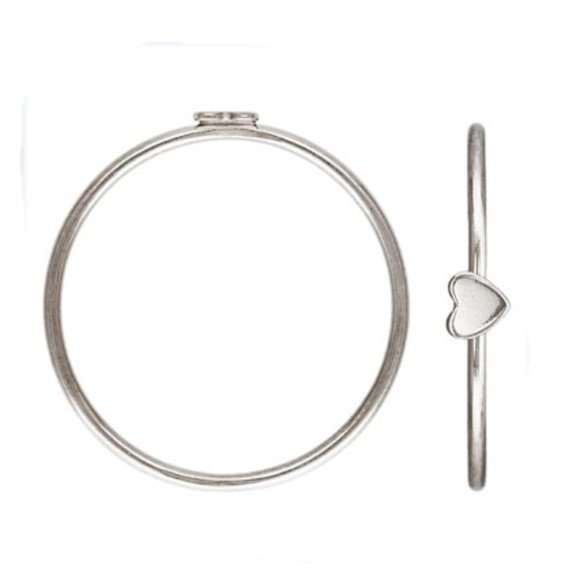 NWT Amerie Heart Ring // Sterling Silver (SIZE 5) - Picture 1 of 3